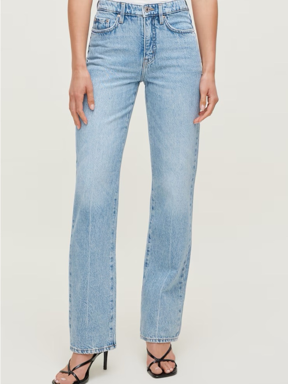 Dynamite Cara Rigid High Rise Straight Leg Jeans